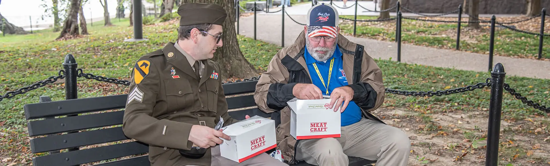 Sharing a Meal with a Veteran